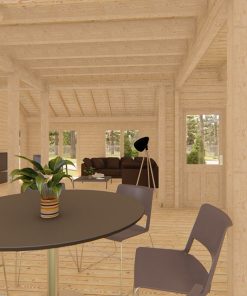 Le chalet – Porto (9m x 13m), 68mm