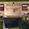 Le chalet – Porto (9m x 13m), 68mm