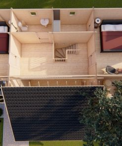 Le chalet – Porto (9m x 13m), 68mm