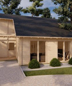 Le chalet – Porto (9m x 13m), 68mm