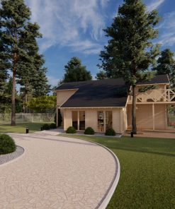 Le chalet – Porto (9m x 13m), 68mm
