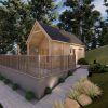 Le chalet – Scandi 3,7 m x 5,4 m 44mm