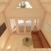 Le chalet – Scandi 3,7 m x 5,4 m 44mm