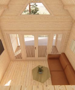 Le chalet – Scandi 3,7 m x 5,4 m 44mm