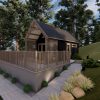 Le chalet – Scandi 3,7 m x 5,4 m 44mm