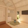 Le chalet – Scandi 3,7 m x 5,4 m 44mm