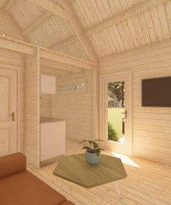 Le chalet – Scandi 3,7 m x 5,4 m 44mm