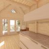 Le chalet – Scandi 3,7 m x 5,4 m 44mm