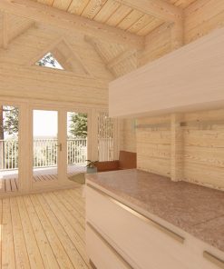 Le chalet – Scandi 3,7 m x 5,4 m 44mm