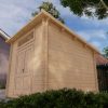 Abri de jardin Toronto 3m x 3m, 28mm