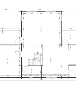 Le chalet – Porto (9m x 13m), 68mm