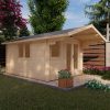 Abri de jardin Alva 3x4m, 28mm