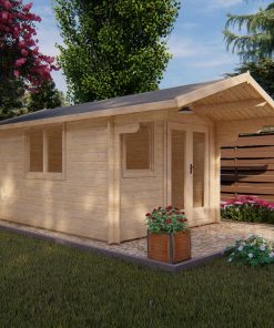 Abri de jardin Alva 3x4m, 28mm