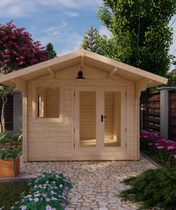 Abri de jardin Alva 3x4m, 28mm