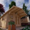 Abri de jardin Alva 3x4m, 28mm