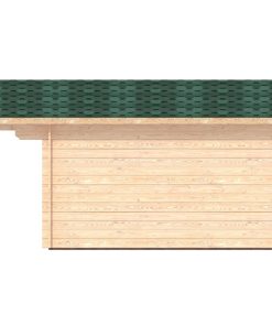 Abri de jardin Alva 3x4m, 28mm