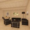 Le chalet – Scarlett 7 x 10.2m, 44 mm