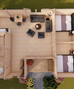 Le chalet – Scarlett 7 x 10.2m, 44 mm