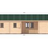 Le chalet – Scarlett 7 x 10.2m, 44 mm