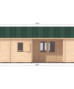 Le chalet – Scarlett 7 x 10.2m, 44 mm