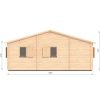 Le chalet – Scarlett 7 x 10.2m, 44 mm