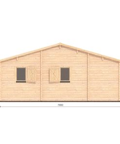 Le chalet – Scarlett 7 x 10.2m, 44 mm