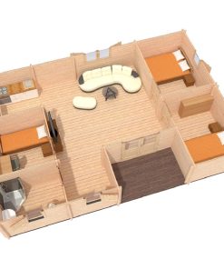 Le chalet – Scarlett 7 x 10.2m, 44 mm