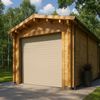 Garage pour Caravane 32 m² (4 x 8 m), 44 mm