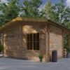 Maison de jardin EVELYN (6m x 6m), 44mm