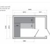 Sauna de luxe 2.3m x 3.4m