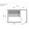 Sauna de luxe 2.3m x 3.4m