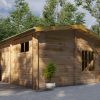 Maison de jardin EVELYN (6m x 6m), 44mm