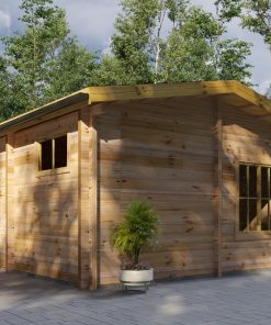 Maison de jardin EVELYN (6m x 6m), 44mm