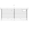 Maison de jardin EVELYN (6m x 6m), 44mm