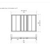 Sauna de luxe 2.3m x 3.4m
