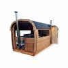 sauna et bain nordique combinés en Thermowood de 5,9 m