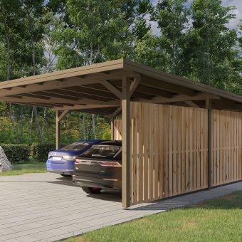 Carport Moderne 6 x 6 m