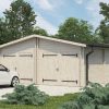 Garage double 54 m² (6 × 9 m), 44 mm