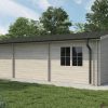 Garage double 54 m² (6 × 9 m), 44 mm