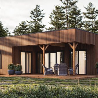 Maison moderne isolée Luni 7,14 × 10,14 m