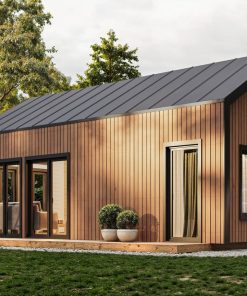 Chalet en bois isolé Solari 5.09 × 8.59 m