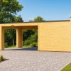 Garage BIZON 24 m² + Carport 36 m² – 44 mm + 100 mm + 19 mm
