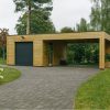Garage BIZON 24 m² + Carport 36 m² – 44 mm + 100 mm + 19 mm