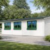 Chalet en bois Vita avec terrasse – 52 m²