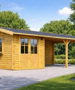 Carport avec Abri 30 m² (4 m x 7,5 m)