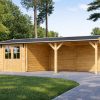 Carport avec Abri 30 m² (4 m x 7,5 m)