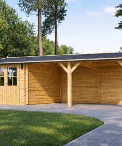 Carport avec Abri 30 m² (4 m x 7,5 m)
