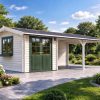 Carport avec Abri 30 m² (4 m x 7,5 m)