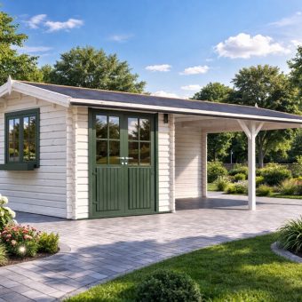 Carport avec Abri 30 m² (4 m x 7,5 m)