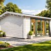 Chalet en bois LINDEN (44 mm), 5,5 × 5,5 m, 30 m²